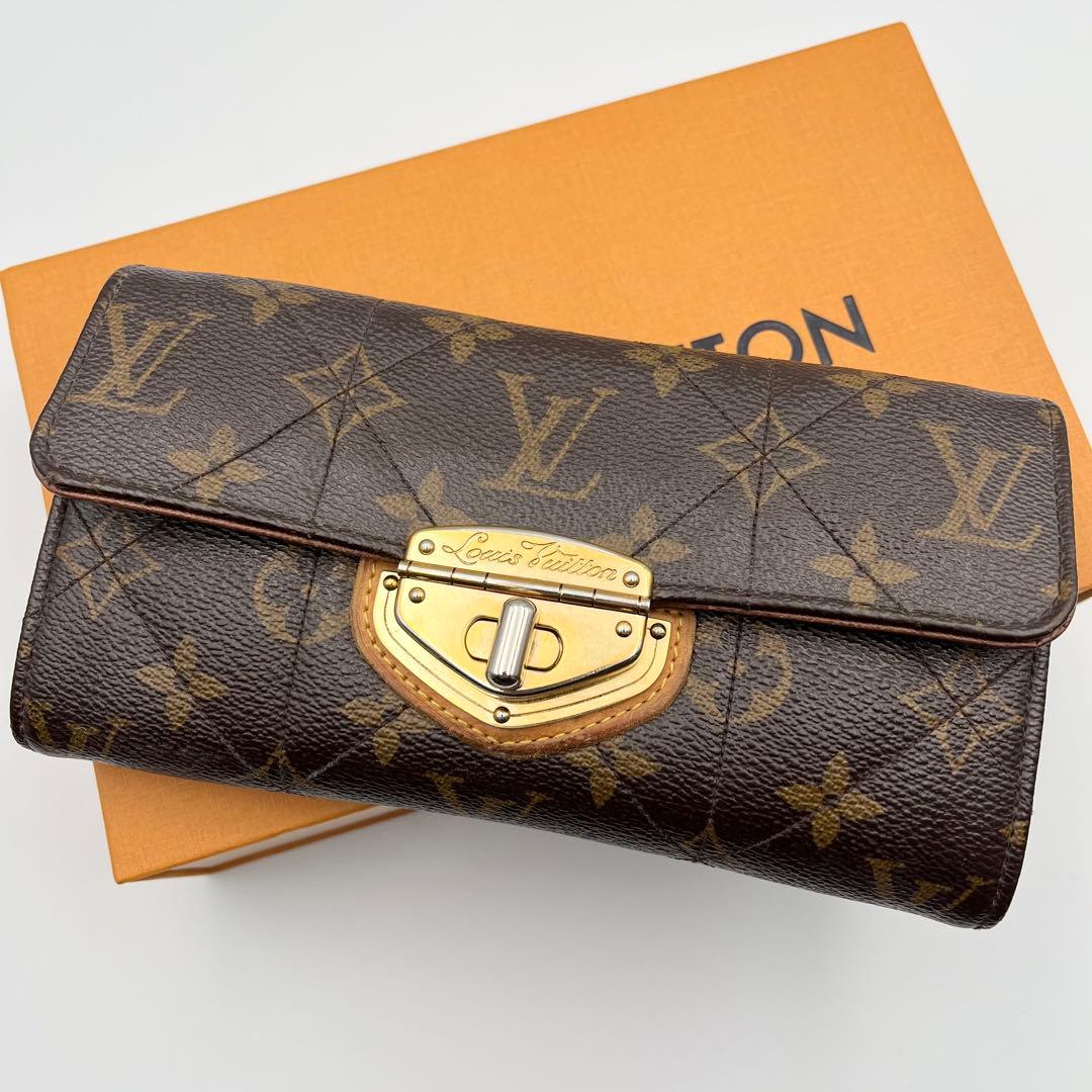 ルイヴィトンポルトフォイユサラエトワールモノグラム長財布ターンロック