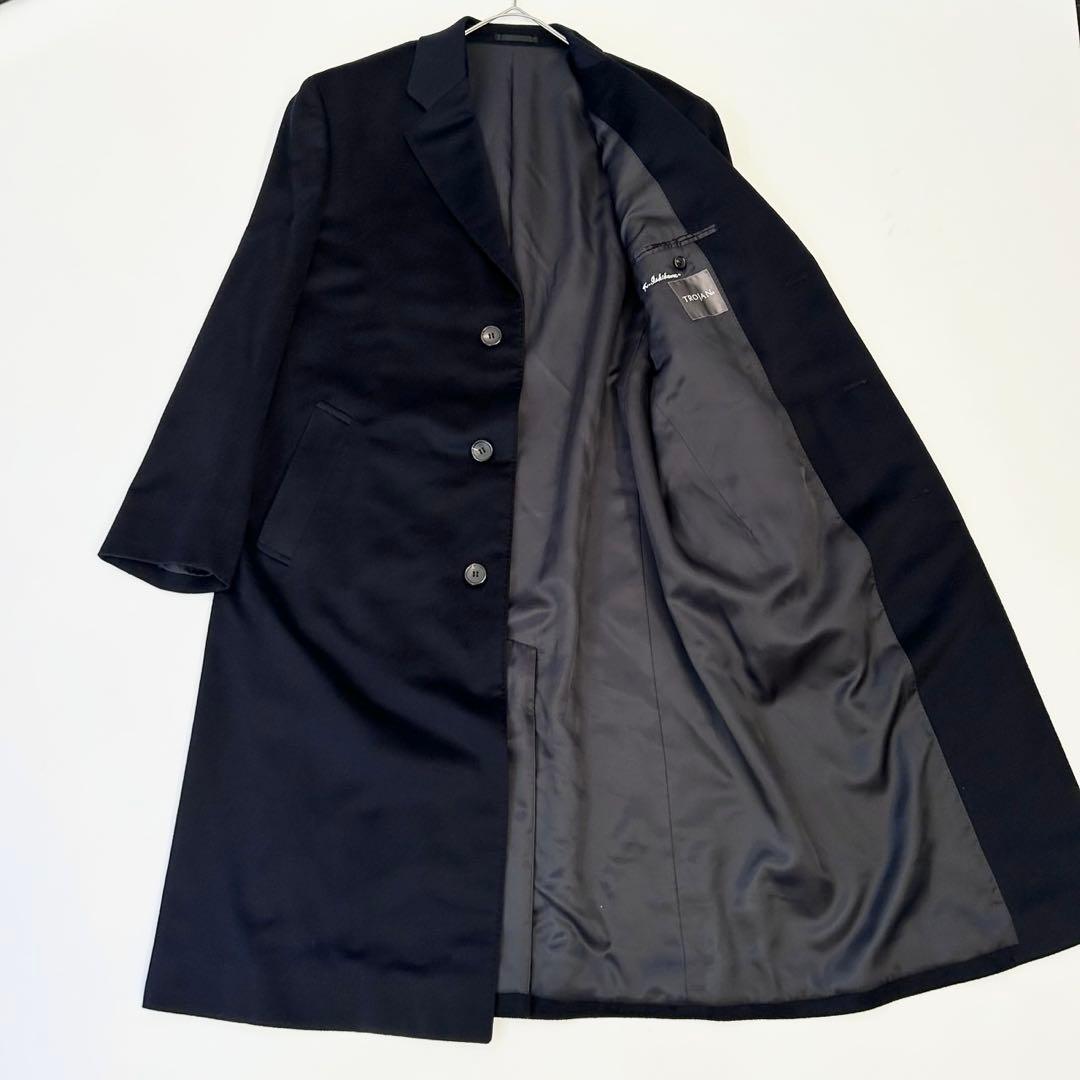 Loro Piana生地 TROJAN カシミヤ100% チェスターコート Lの通販はau