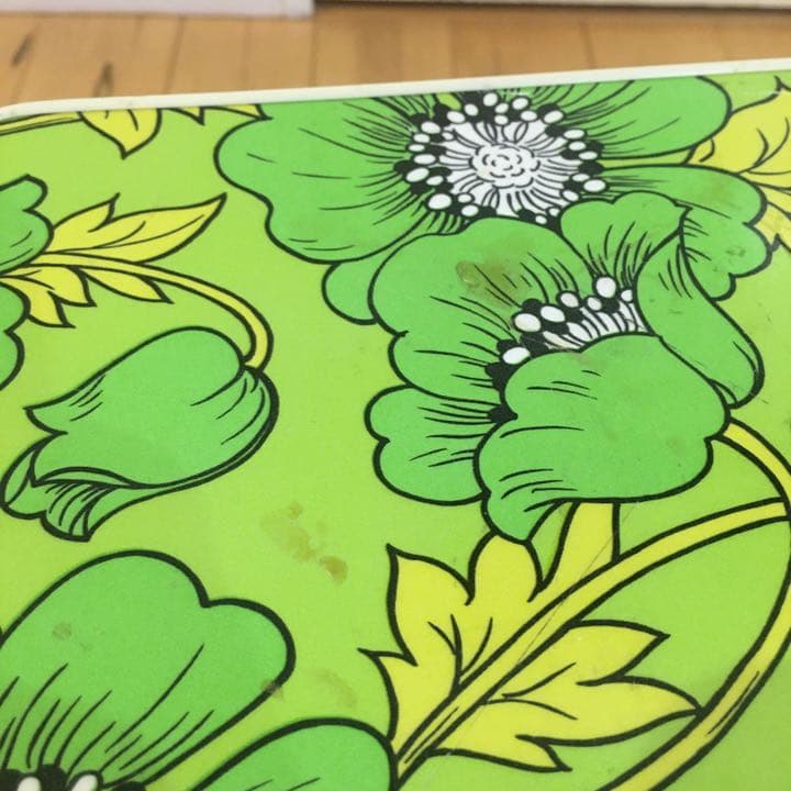 ☆レトロポップ☆ 昭和 レトロ 花柄 ビンテージ 折りたたみ テーブル