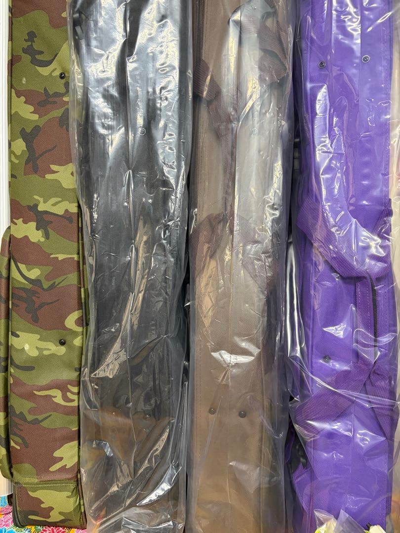 あっこちゃん　沖縄三線用木製折りたたみ式三線立て ブラウン　新品