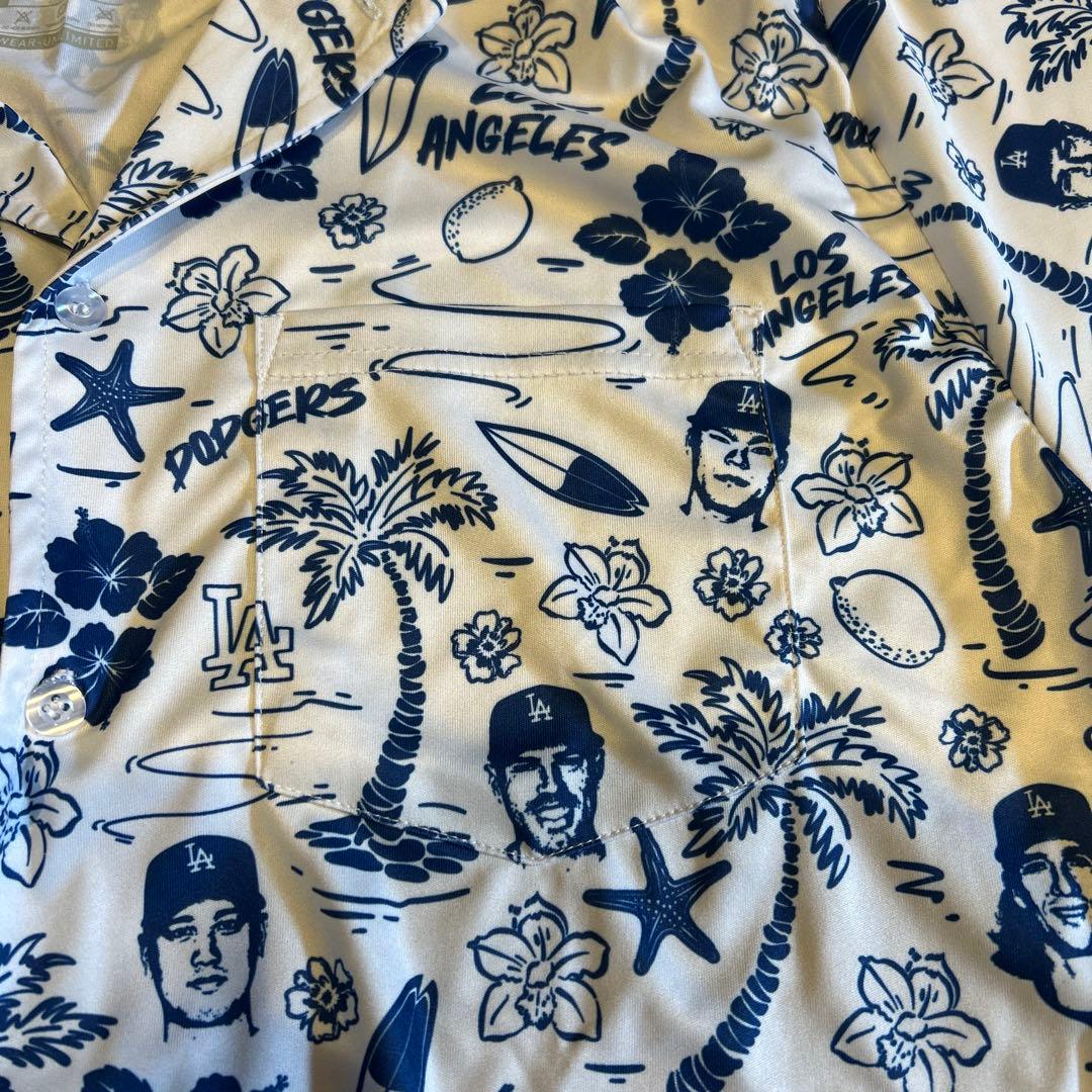 ドジャース ハワイアンシャツナイト アロハシャツ Mサイズ 7月1日 限定