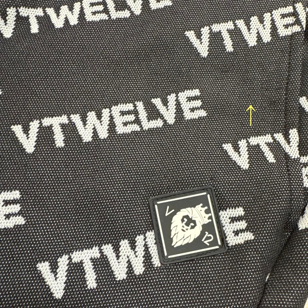 ヴィ・トゥエルヴ★ロゴ総柄★全方向ストレッチ★パンツ 【メンズ サイズL】