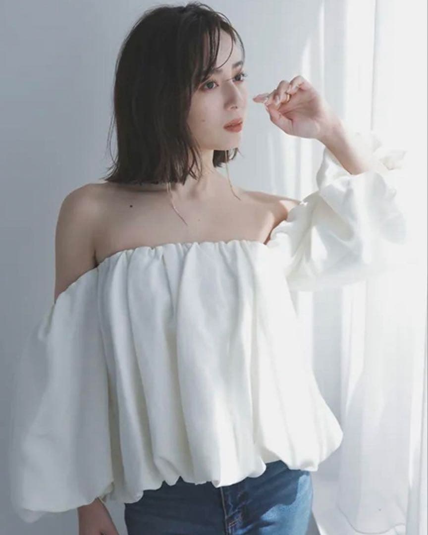 り*ご様 anuans ボリュームバルーントップス