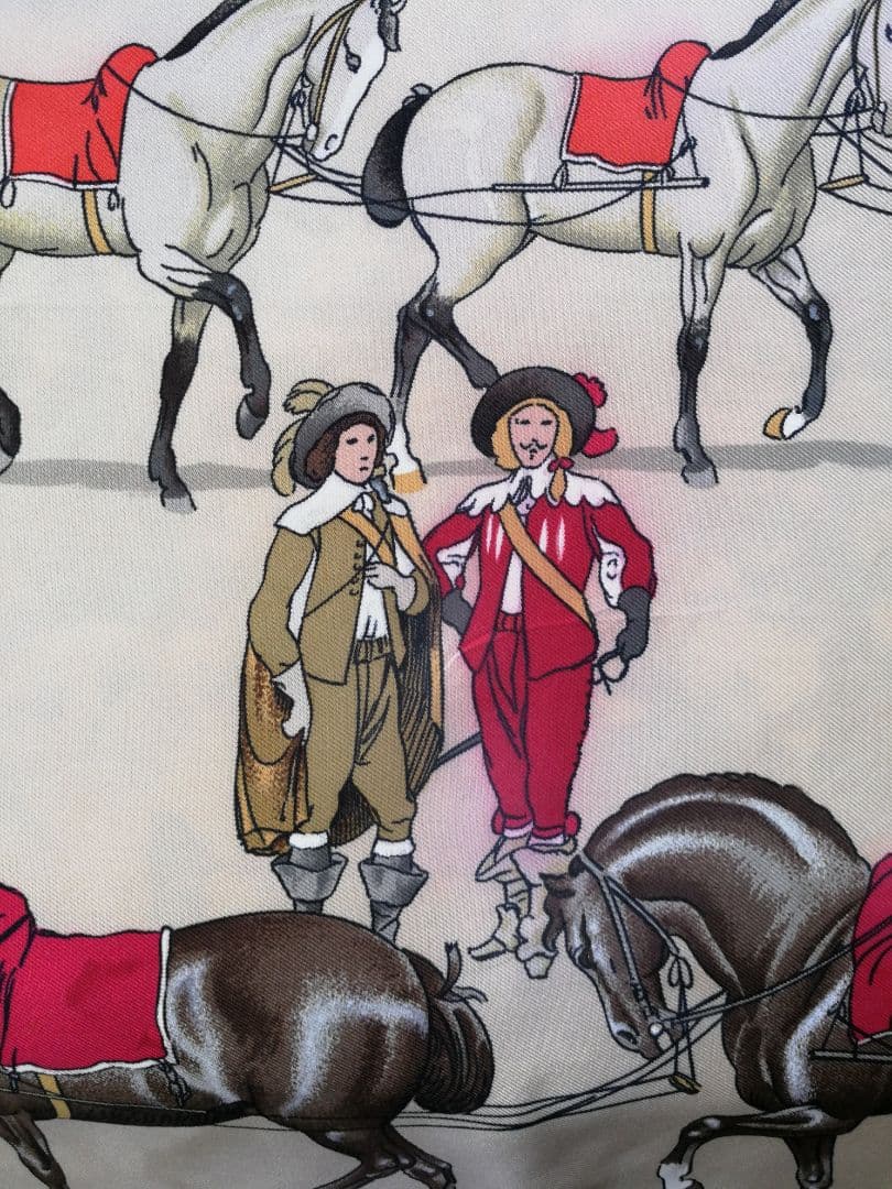 エルメス　HERMES　スカーフ　カレ90 馬のプレゼンテーション