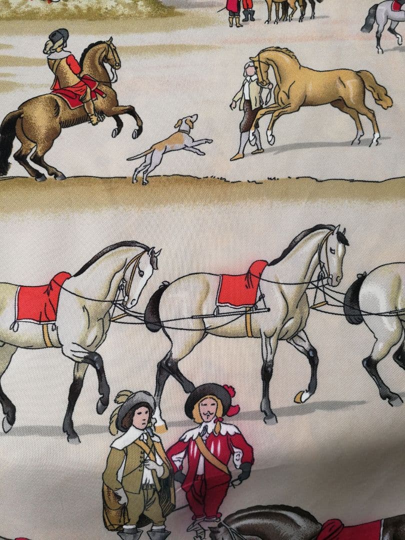 エルメス　HERMES　スカーフ　カレ90 馬のプレゼンテーション