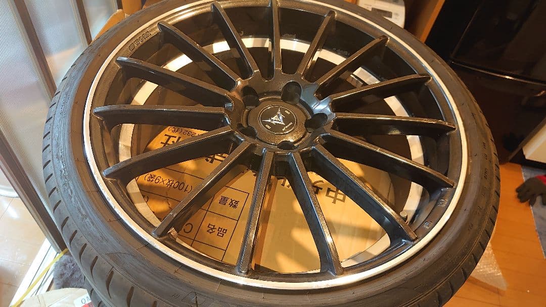 WORK RYVER F015 20インチ 8.5j インセット38 傷あり