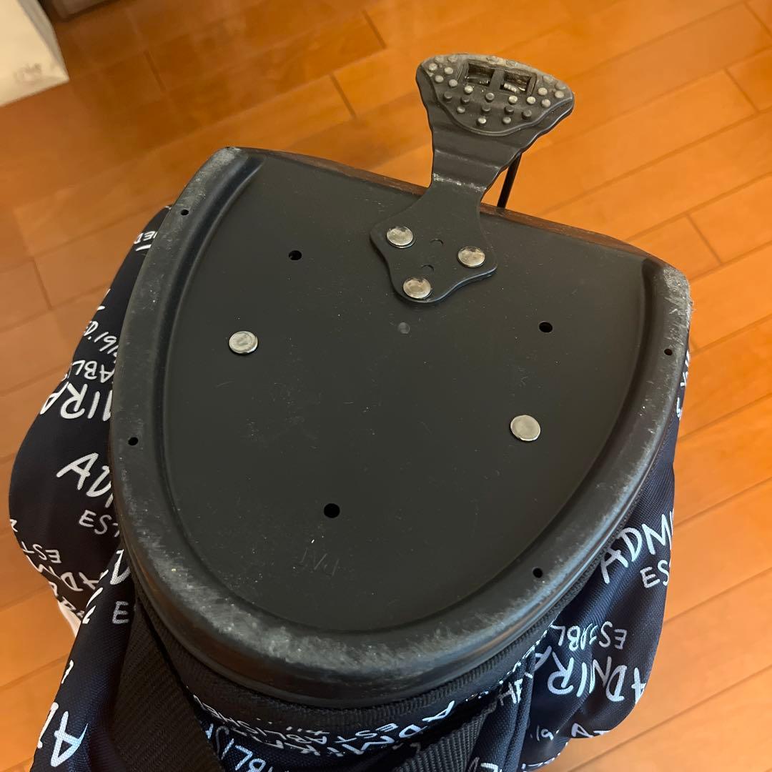 【専用】Admiral ゴルフバッグ スタンド付き ネイビー