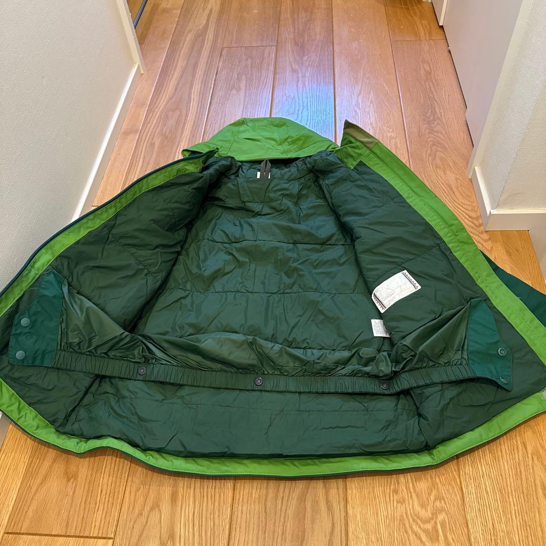 monbell 子ども用スキーウェア 緑色
