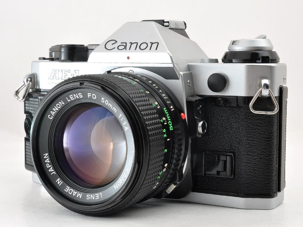キヤノン AE-1 PROGRAM シルバー NFD 50mm f1.4 完動品