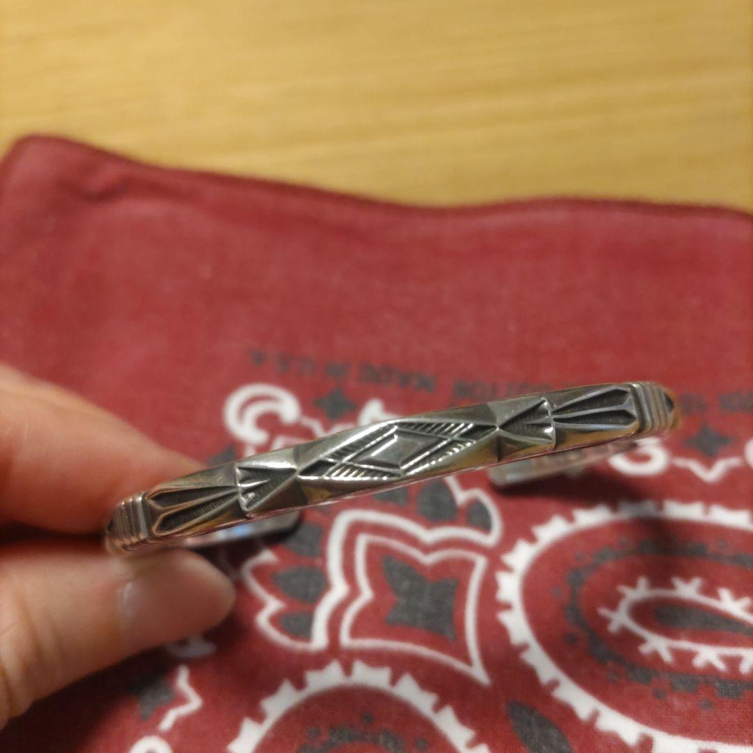 Thomas Curtis ナバホ族 バングル スタンプワークトーマスカーティス