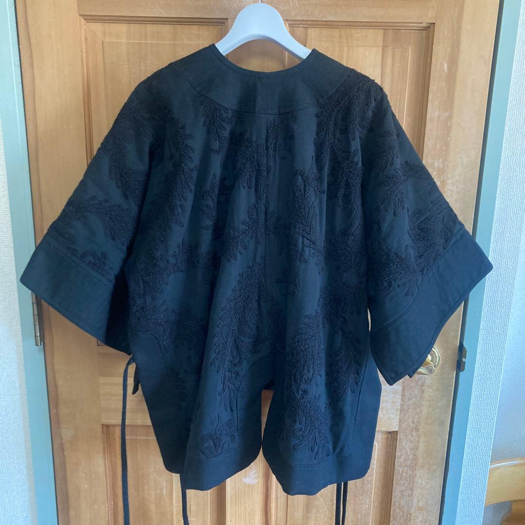 Muller of yoshiokuboブラック刺繍