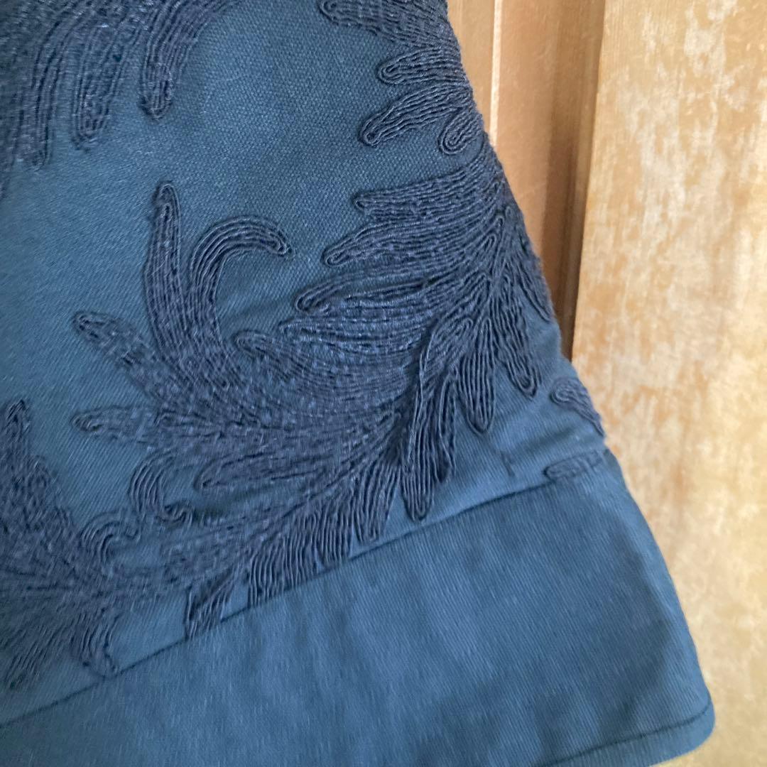 Muller of yoshiokuboブラック刺繍