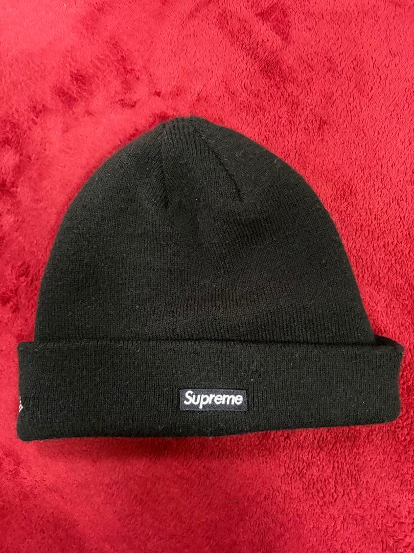 Supreme × New Era デビルS ビーニー黒