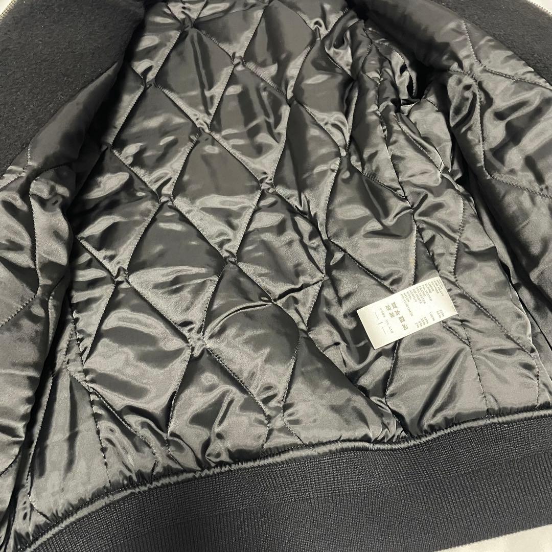 HERRINGBONE MELTON×COW HIDE JACKET