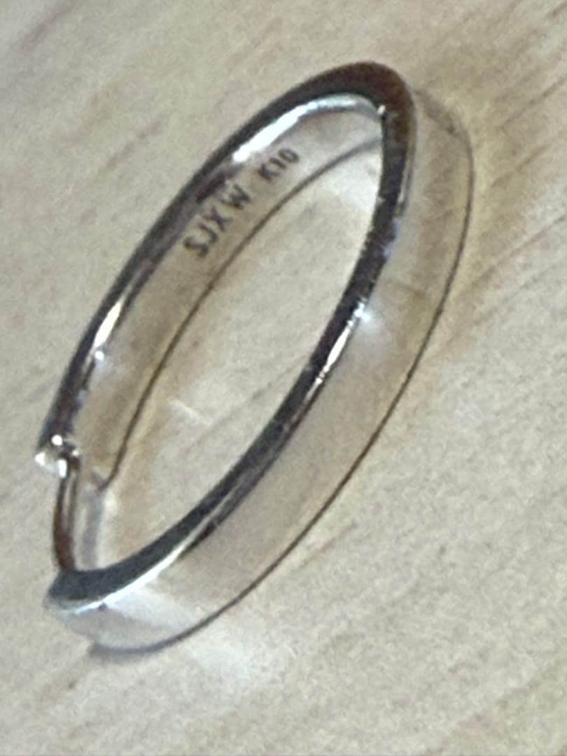 SJX W CLICK HOOP PIERCED (L) K10 ダイヤ0.05