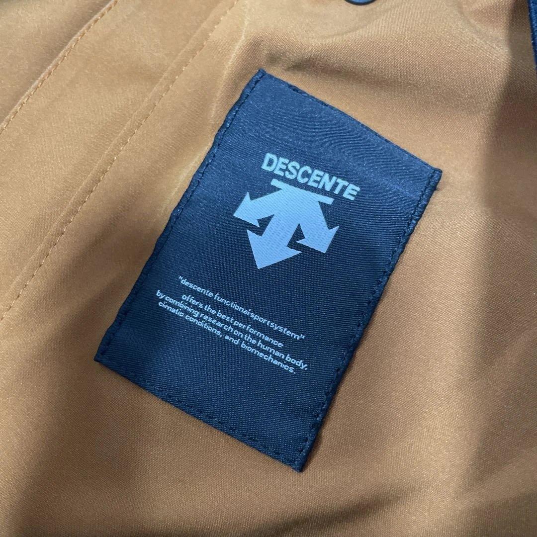DESCENTE キャメル　スキーウェア オーバーオール　ボード