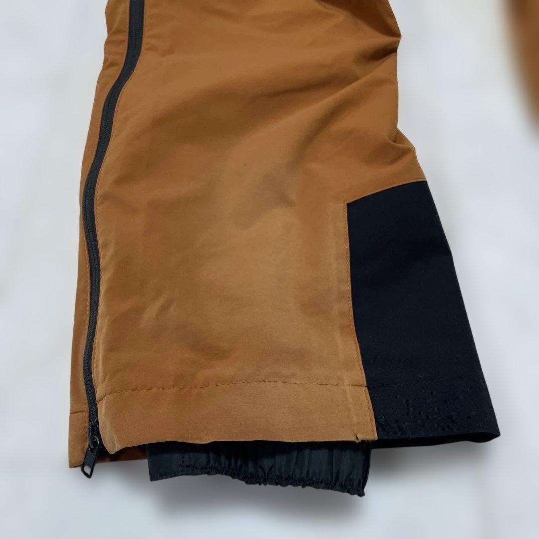 DESCENTE キャメル　スキーウェア オーバーオール　ボード