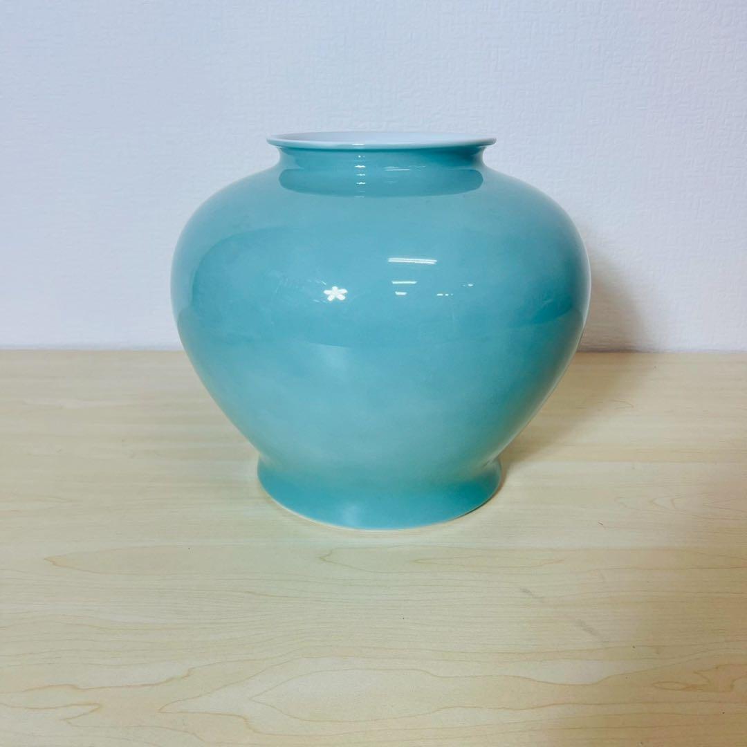 深川製磁 富士山 ふじさん 花瓶 花器 フラワーベース 金彩 有田焼 深川