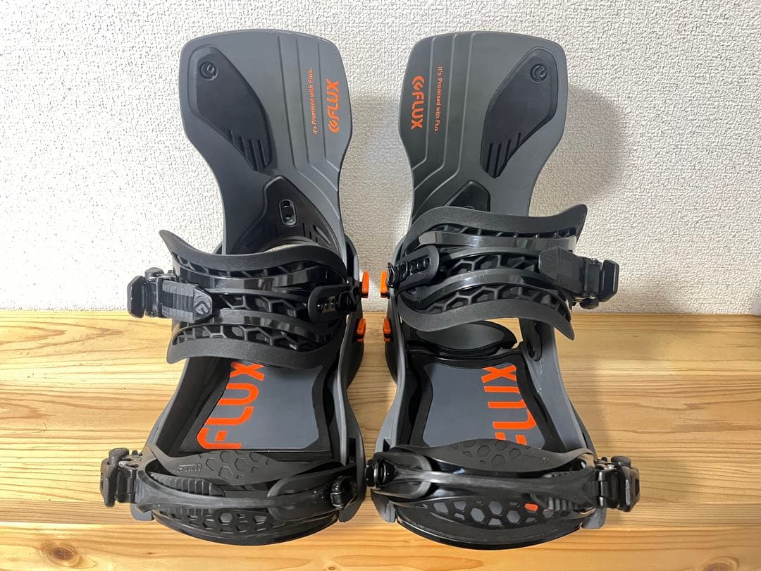 20-21 FLUX XF Mサイズ スノーボードビンディング ダークグレー