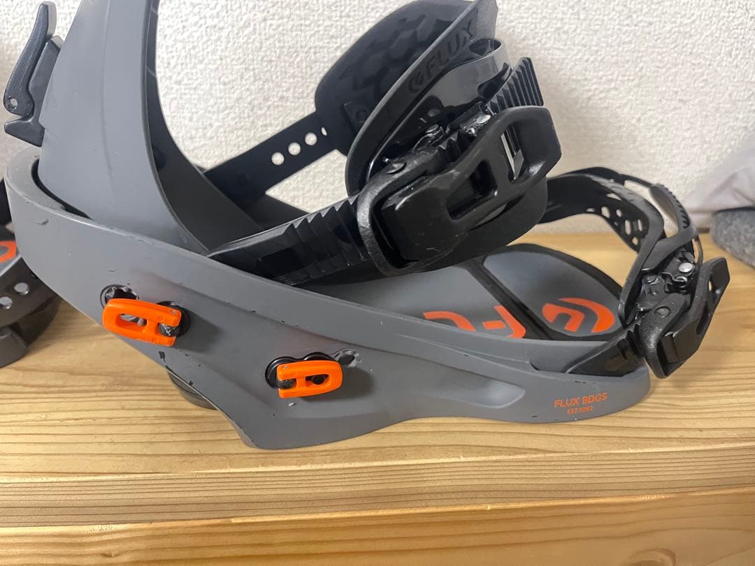 20-21 FLUX XF Mサイズ スノーボードビンディング ダークグレー