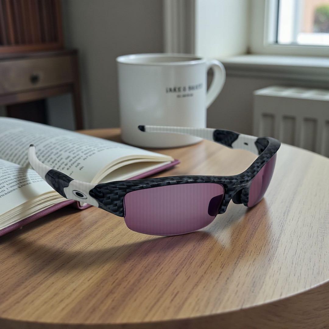 OAKLEY FLAK スポーツサングラス 偏光レンズ ケース付き