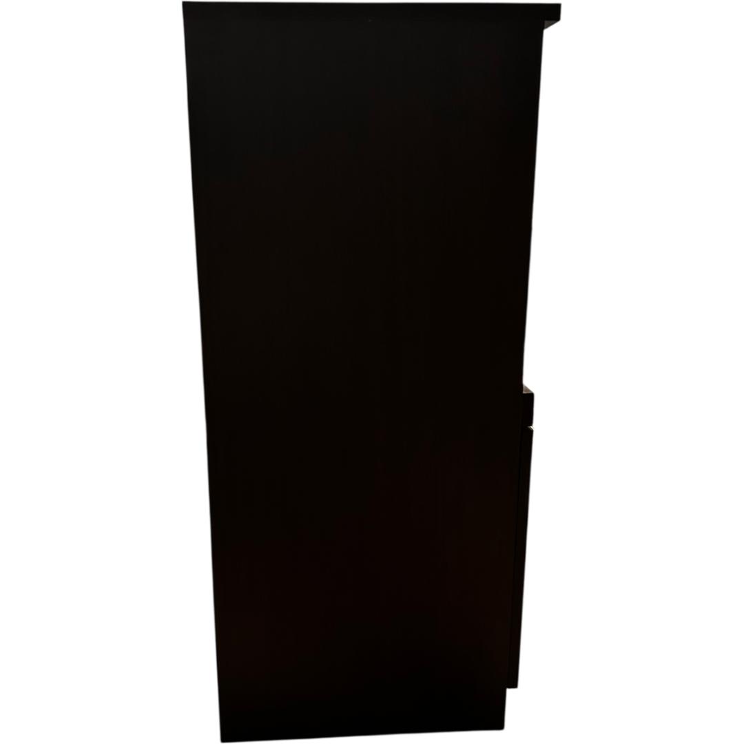 ニトリ キッチン収納キャビネット 電子レンジ台 ダークブラウン