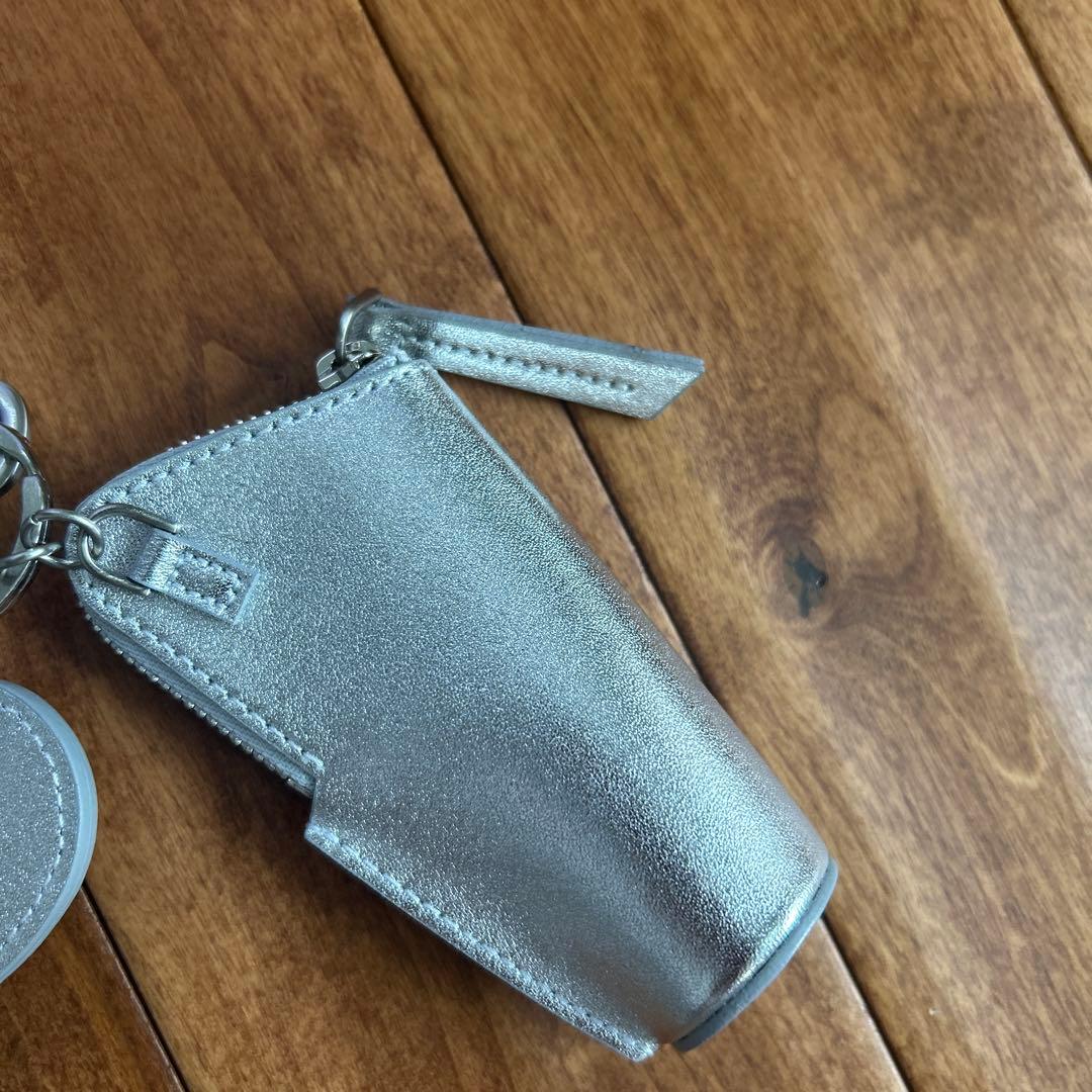 新品UNITEDARROWS OSOIシルバー ハート型キーリング付きキーケース