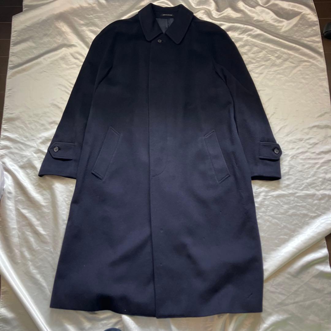 【英国製】Nicola Ferri 100%カシミヤ ステンカラーコート