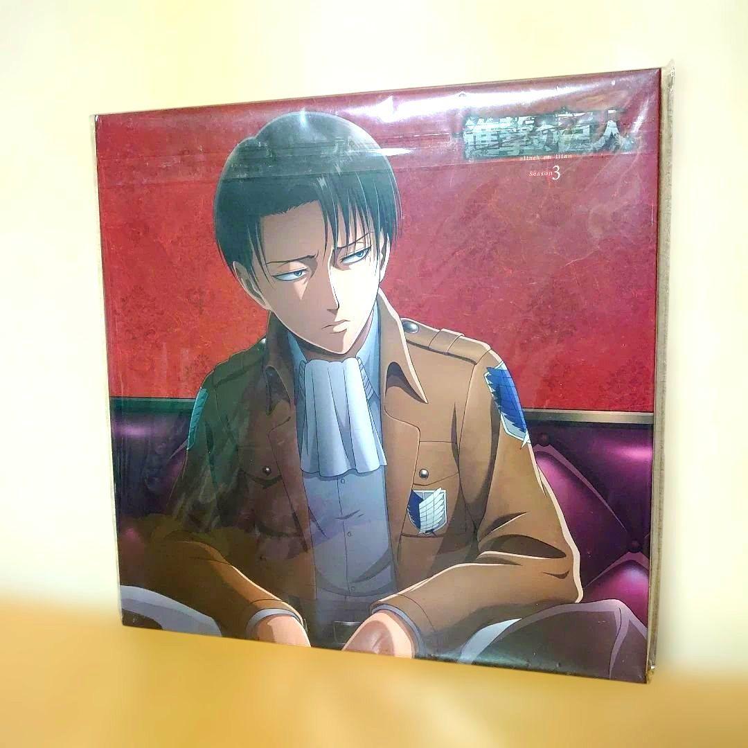 進撃の巨人 アニメ描き下ろし LPサイズ ディスク収納ケース リヴァイ
