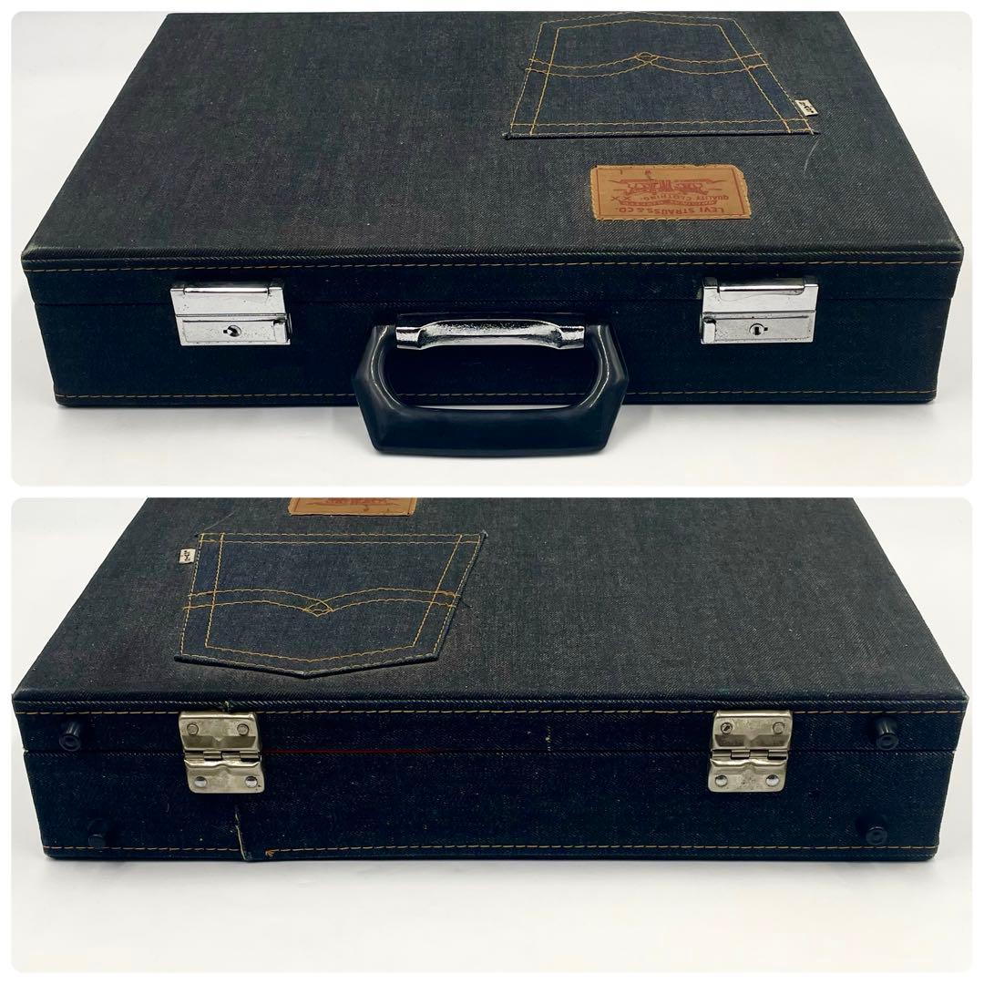 入手困難】Levi's リーバイス デニム アタッシュケース オレンジタブ