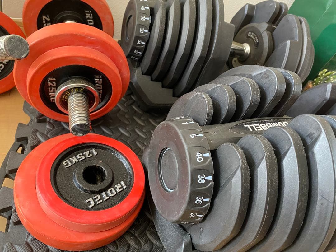 可変式ダンベル 5kg-40kg おまけあり　⭐︎受取限定