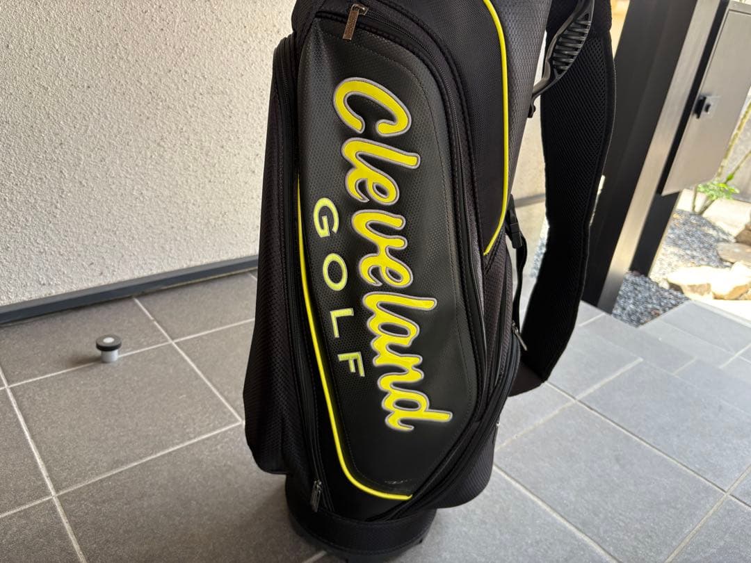 Cleveland ゴルフキャディバッグ 黒/黄 Z53455635