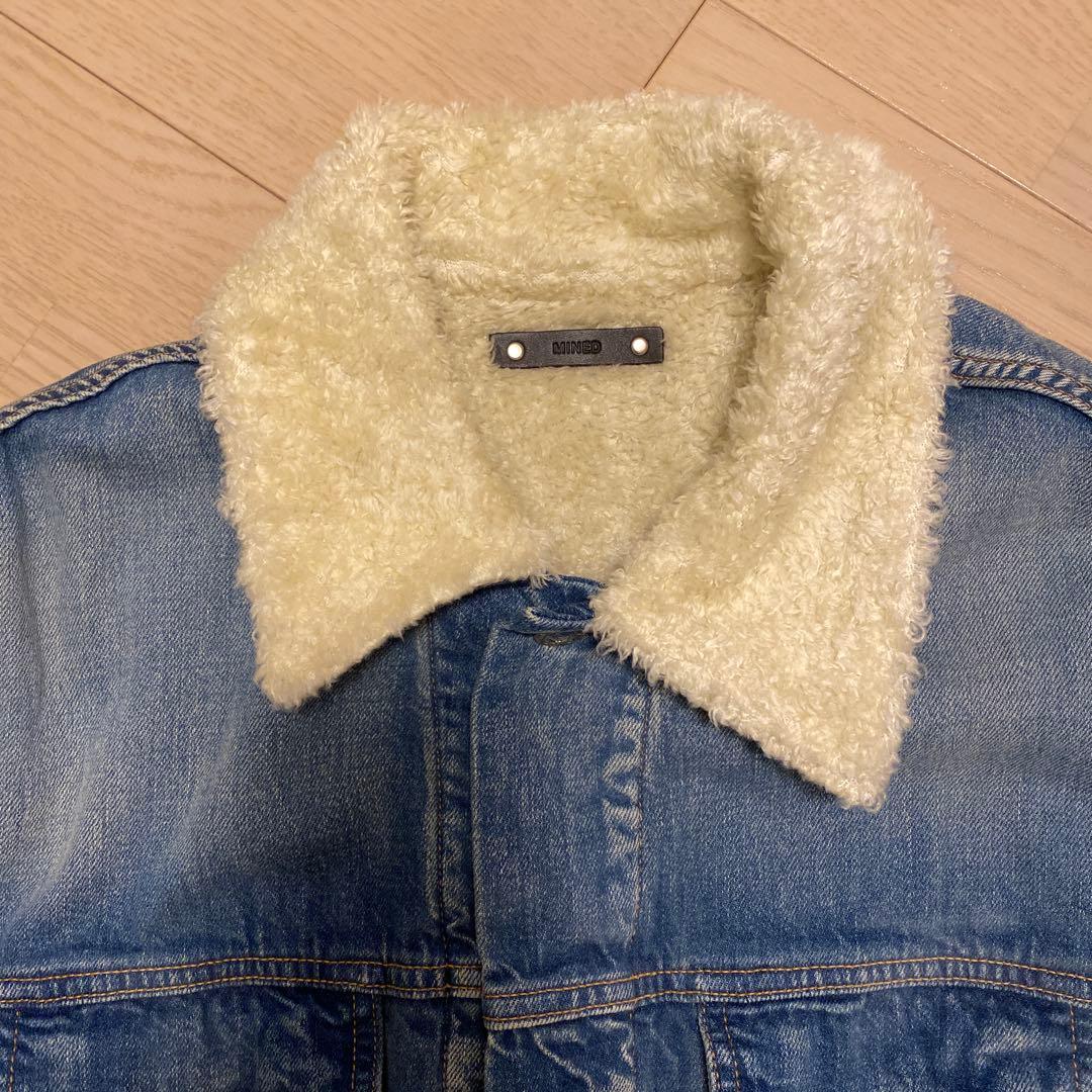 ヤンチェオンテンバールx MINEDENIMマインデニム ボアデニムジャケット