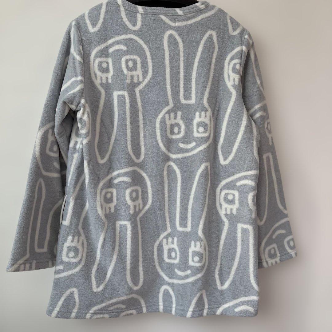 み*ん様 新品未使用　訳あり　マタノアツコ　グレー　うさぎ　フリースパジャマ　M