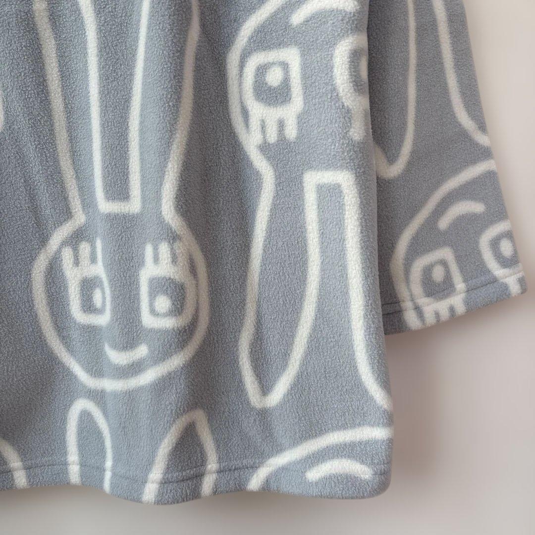 み*ん様 新品未使用　訳あり　マタノアツコ　グレー　うさぎ　フリースパジャマ　M