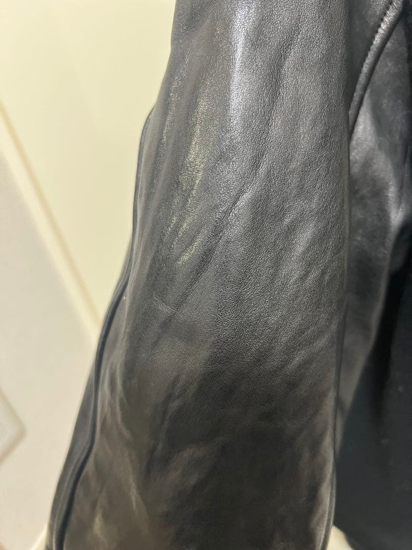 Indian Motorcycle スタジャン　本革　size40