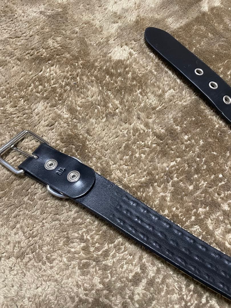 666 Studded Gear 3連ピラミッドスタッズベルト　 「最終値下げ」