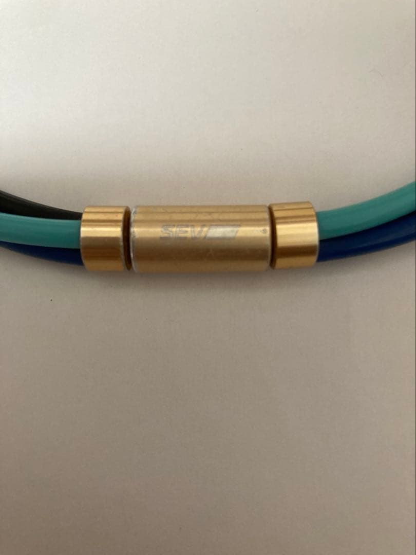 SEV セブルーパー 54cm 健康 ネックレス 青 水色 黒