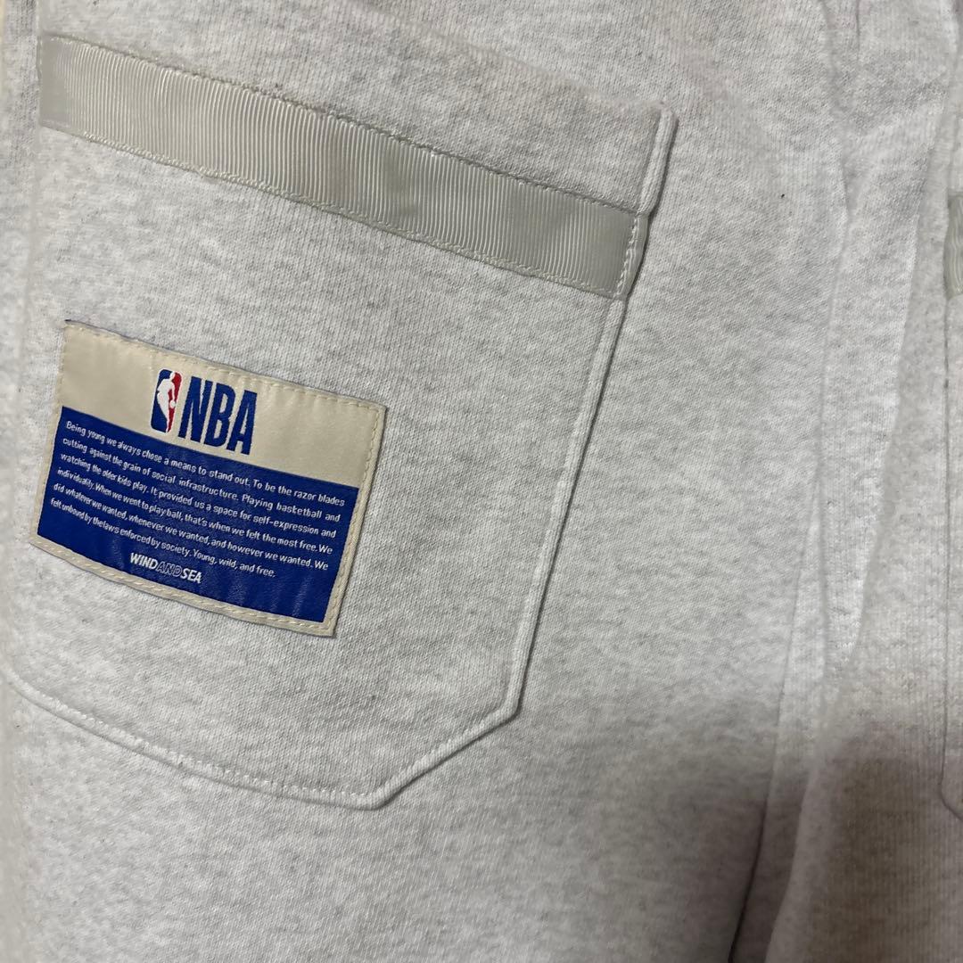 ウェア Wind and Sea NBA Sweat Tearaway Pants L