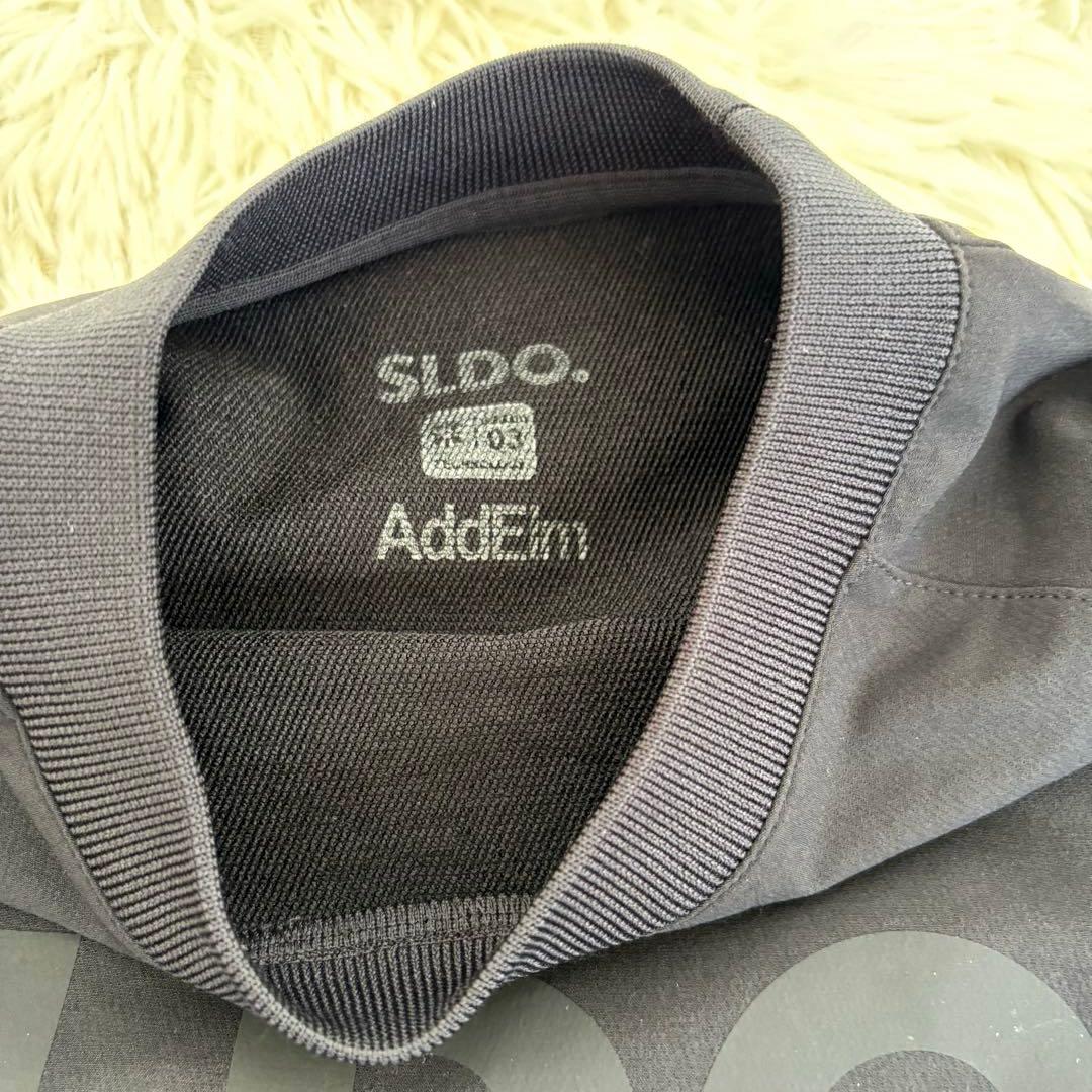 極美品 AddElm SLDO.エスルド ロゴ プルオーバーナイロンスニード