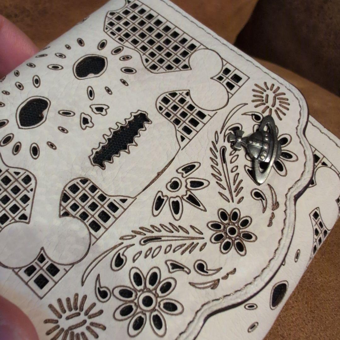 お正月最終セール VivienneWestwood スカル 口金折り財布