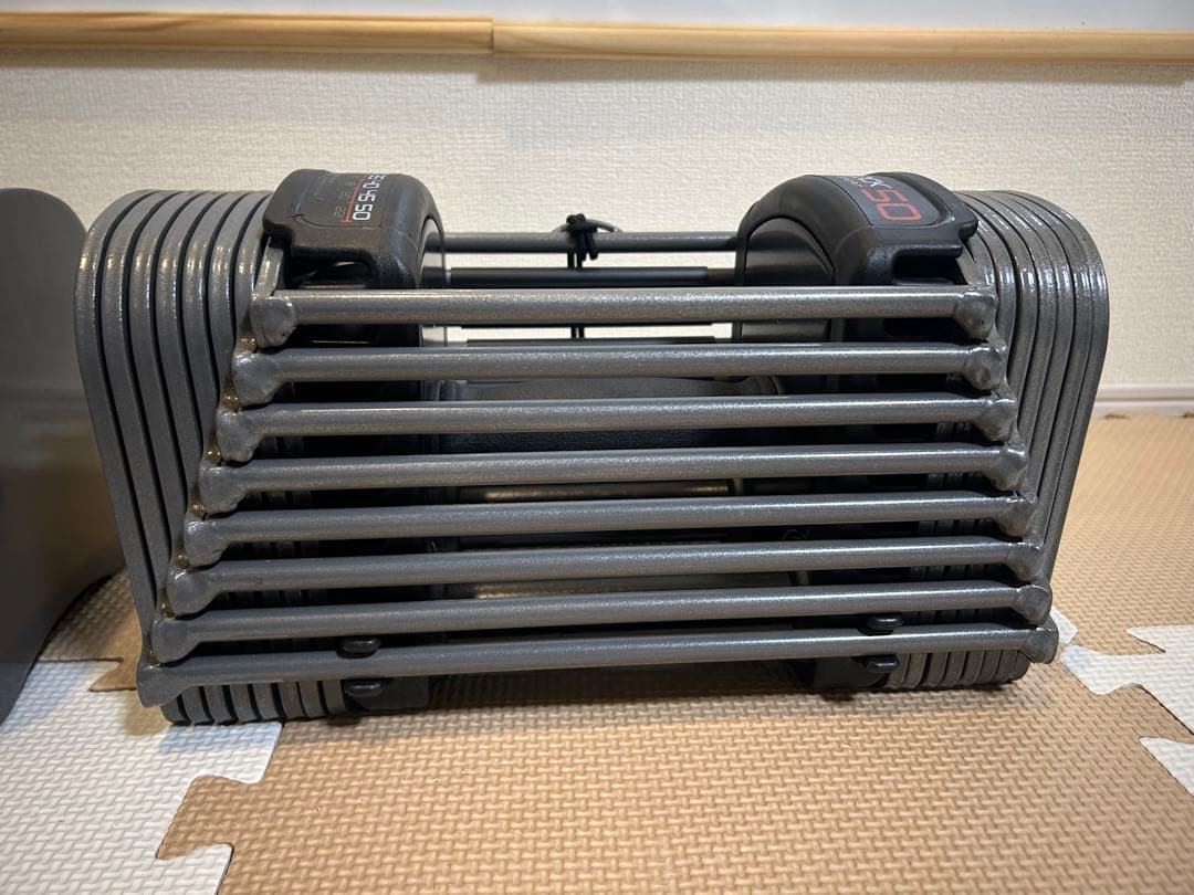 パワーブロック ダンベル ペア 可変式 22キロ 中古 美品