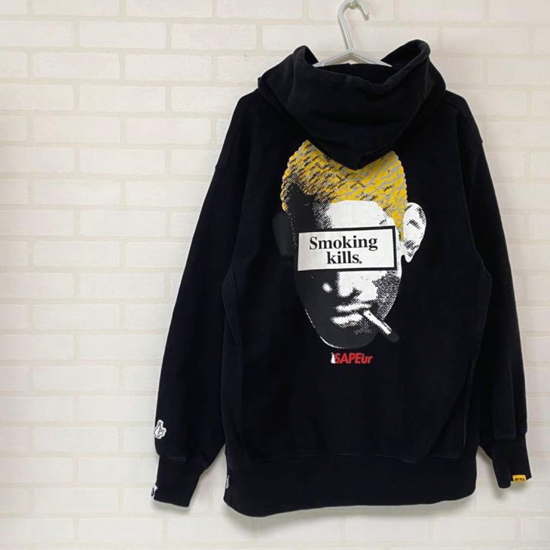 SAPEur FR2コラボ パーカー サプール ロッドマン ブラック - メルカリ
