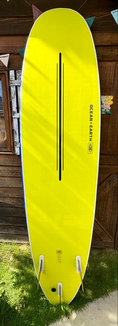 OCEAN＆EARTH オーシャン&アース　7.6ft ソフトボード　リーシュ付
