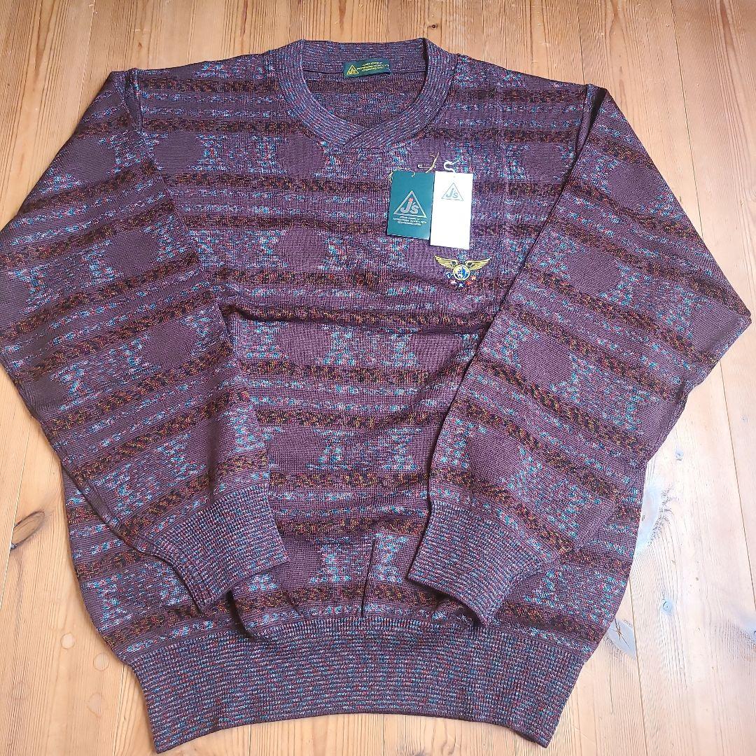 新品タグ付き】J's ジャンボ尾崎 セーター ニット LL ゴルフ メンズ