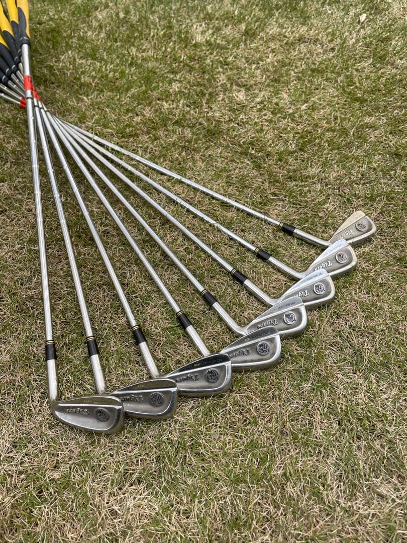 阪神タイガースアイアン9本セット3I〜 9I,PW,SWスチール製　超希少