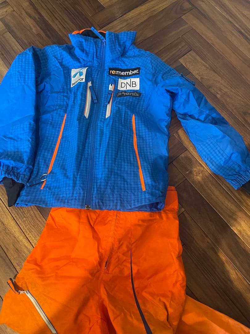 子ども用スキーウェア 青/オレンジ 防水楽天市場】キッズ・ジュニア用