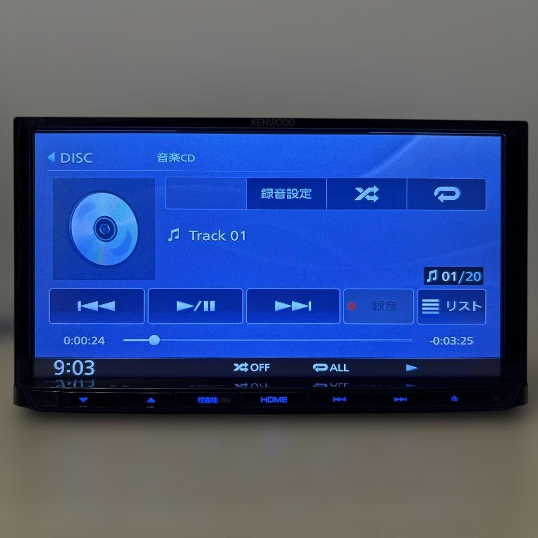 すしまケンウッドナビMDVD305最新地図2025★新品バックカメラ付