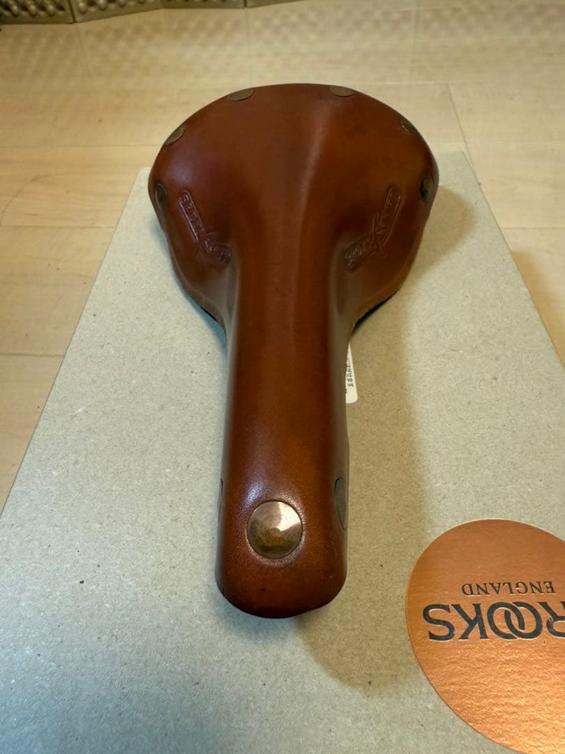 Brooks Swiftブラウンレザーサドル