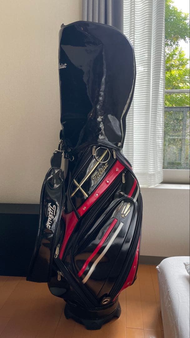 Titleist キャディバッグ ブラック/レッド